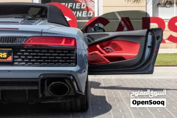  6 Audi R8 Spyder V10 Performance Convertible 2023 GCC under Agency Warranty