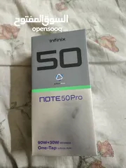  1 نوت 50 برو 256 جيا 12+12رام وكله