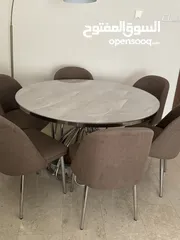  1 Dinning round table set