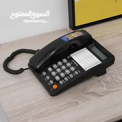  8 تلفون ارضي مع شاشة عرض