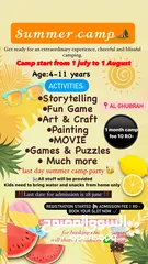  1 Summer camp 1 month 10 RO