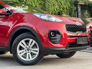  7 كيا سبورتج 2017 عداد قليل وارد وكاله مالك اول فل كامل اعلى تصنيف فحص كامل بحاله الوكاله