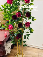  23 أشجار زينه ورد صناعي   متوفر لون احمر فقط  شغل بيتي مرتب بزبط داخلي و خارجي للمنزل وللغرف و للمداخل