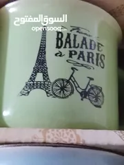  2 6فناجين قهوة ترند السنة فخمة أنيقة مرتبة ماركة BALADE PARIS بستة ألوان  ازرق اصفر برتقالي سكني اخضر