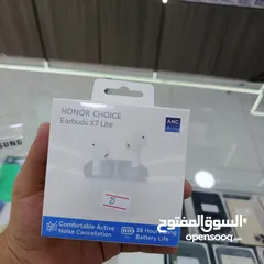  8 وفرنالكم سماعات هونر الاصليه x7 lite  بدوم اسبوع بدون شحن