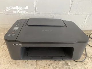  4 طابعة canon pixma ts3440 ملون و ابيض و اسود استعمال شخصي