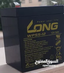  2 متوفر بطاريات نوع لونج 12v 5ah صناعه فتناميي