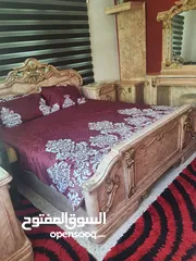  1 غرفة نوم صناعة مصرية خشب دمياطي غرفة خشب قوي بتضل العمر مستعملة