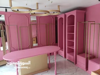  2 ديكور معرض تجاري كامل متكامل بجميع مستلزماته