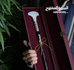  25 عصى عتم عماني مع فضة