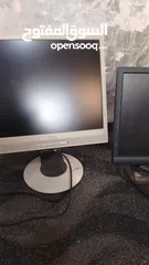  2 شاشه كمبيوتر عدد  2 شغاليت