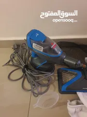  2 جهاز بخار Bissell (تنظيف، مسح، وكوي بالبخار) مستعمل بحالة الجديد مع رؤوس متعددة ومستويات بخار مختلفة