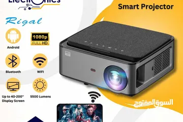  1 بروجيكتر اندرويد Smart Projector Rigal RD-828 3600 Lumens