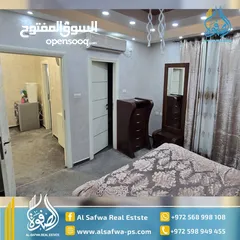  10 شقه مميزة مفروشه للايجار مع ترس قرب بلديه رام الله