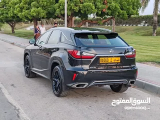  4 لكزس RX 350 F موديل 2017 خليجي الفطيم بدون حوادث رقم واحد فووول اوبشن فتحه بصمه فورويل.