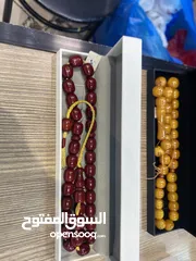  10 سبح احجار فاتوران كهرمان سندلس