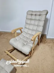  1 كرسي هزاز مع مسند