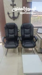  1 بدور على كراسي لشركتك كرسي جلد ثابت انتظار