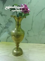  1 فازه نحاس ثقيلة نقش إبرة بحاله ممتازة جدا جدا