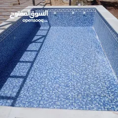  6 بناء مسابح برك سباحة نظام سكيمر واوفر فلو .
