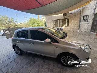  10 اوبل كورسا 2008 السيارة بحالة جيد جداً
