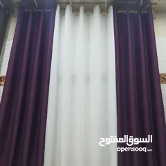  28 ستائر رنجات لنين وجوانب مخمل مع الجسر