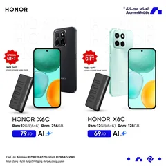  1 العرض الأقوى Honor X6c لدى العامر موبايل