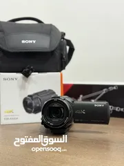  2 Sony FDR-AX43 4K Handycam كيمرا فيديو