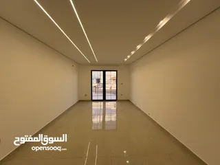  13 شقة أرضية للبيع في البنيات بالقرب من مدارس الاصالة والمعاصرة 150م مع ترس وكراج خاص