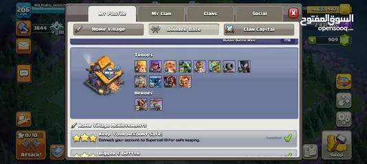  8 CLASH OF CLANS TH16 MAX ACCOUNT FOR SELL
