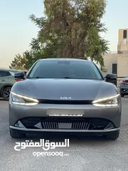  1 كيا ev6 2023 فل كامل ما عدا الفتحه فحص كامل بدون ملاحظات جمرك جديد للبيع بسعر مميز