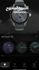  1 Luxury Digital Mont Blanc Smart Watch: Summit 3 Tri-Color Edition - Green Leather & Black Straps