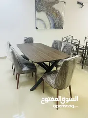  1 طاوله طعام مادل جديد  بسعر منخفض