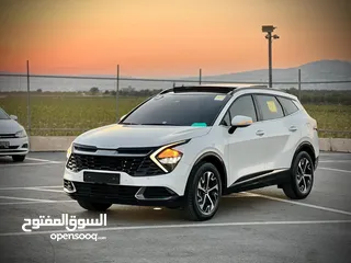  9 كايا سبورتاج  2022 فل الفل فتحة سقف  2x4 ///240Hp بنزين + كهرباء  ( Haybrid) 1600cc