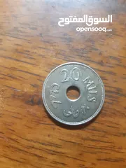  6 عمله من النحاس والنيكل فلسطينيه نادرة 1927