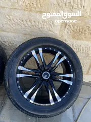  3 جنطات مع كوشوك قياس /255/20 بركب  على للبكبات  والجباات