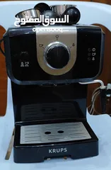  4 سلام عليكم   مكينة قهوة ماركة KRUPS  PUMP ESPRESSO XP3208 SERIES مستعملة للبيع 