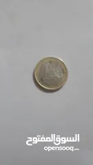  2 عمله 1يورو اسباني النادره  حاله جيده