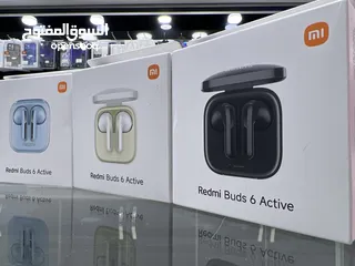  2 Mi Redmi Buds 6 Active سماعات شاومي الاصلية بودز 6 اكتف الجديدة  l كفائة عالية وسعر اقتصادي للغاية
