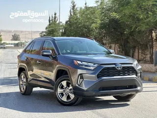  1 تويوتا راف فور (( 2023 )) هايبرد دفع رباعي الشكل الجديد فحص كامل 7 جيد قمة الفخااامة لون مميزز