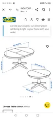  7 Ikea dinning table with 4 chairs