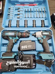  1 مفرجا راس بكس + مفرجا راس عادي 88v 2 بطاريات + وشاحن    التوصيل متوفر للضفة والقدس والداخل