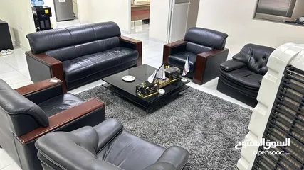  2 Furnitures, refrigerator, cooler , sofa, carpet