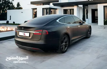  6 Tesla Model S P85D 2015  GCC  Dual Motor  FSH  Many Add-ons