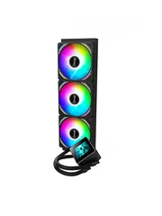  1 Huntkey MVP V360 3 Fans CPU Cooler مراوح تبريد للكيس 3 متوفرين باللونين الابيض و الاسود