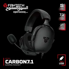  1 FANTECH HG30 CARBON 7.1 Surround Sound Gaming Headset Black