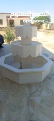  1 نوافير وشلالات وباربيكو وجميع انواع ديكورات الحجر الطبيعي  العنوان الزرقاء الجديده