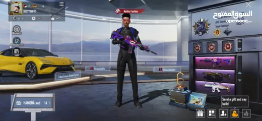  1 حساب ببجي للبيع