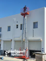  10 Man-Lift for Rent and Sell - رافعات ألمنيوم لصيانة المساجد والفلل والمشاريع