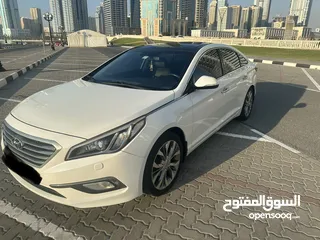  8 Hyundai Sonata 2016 GCC full option with panoramic sunroof